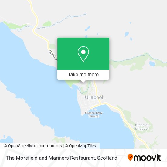 The Morefield and Mariners Restaurant map