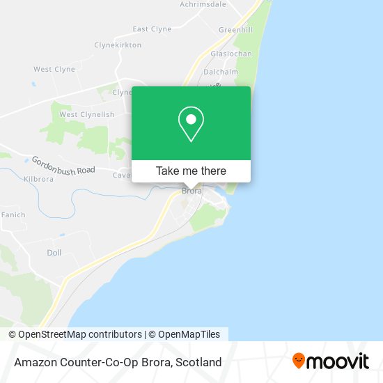 Amazon Counter-Co-Op Brora map