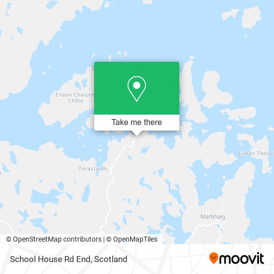 School House Rd End map