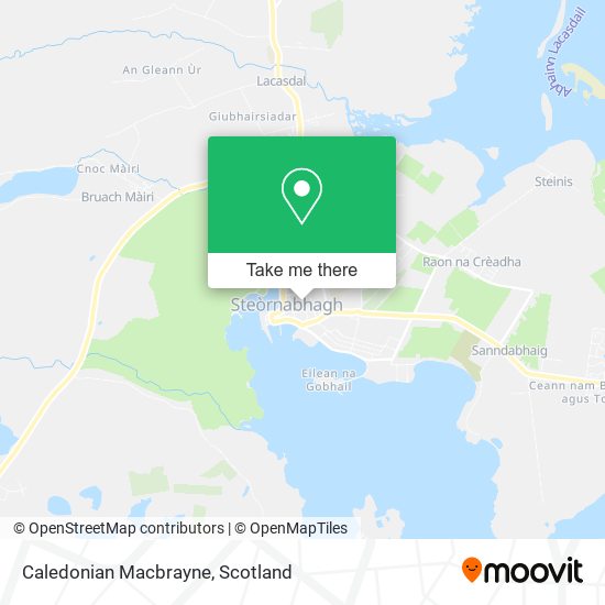 Caledonian Macbrayne map