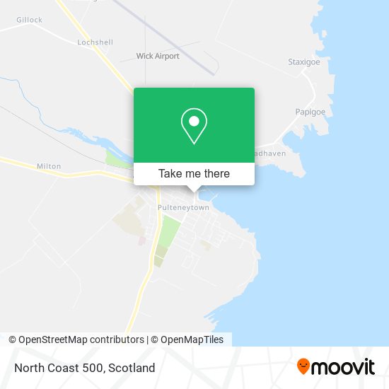 North Coast 500 map