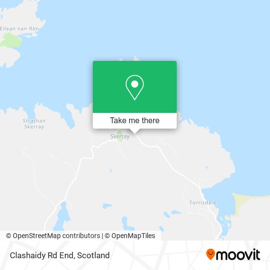 Clashaidy Rd End map