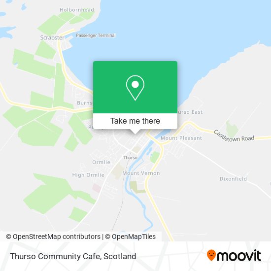 Thurso Community Cafe map