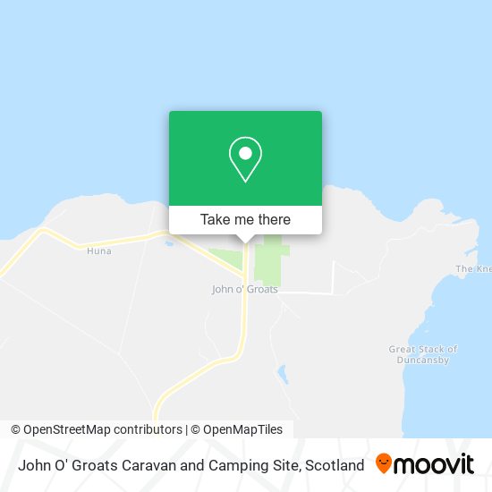 John O' Groats Caravan and Camping Site map
