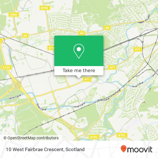 10 West Fairbrae Crescent map