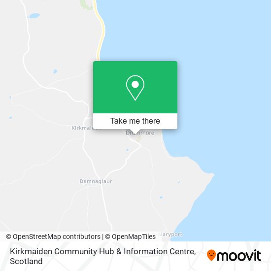 Kirkmaiden Community Hub & Information Centre map