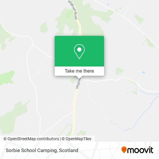 Sorbie School Camping map