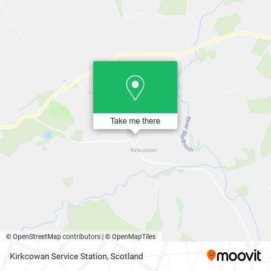 Kirkcowan Service Station map