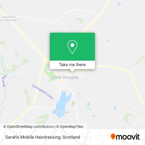 Sarah's Mobile Hairdressing map