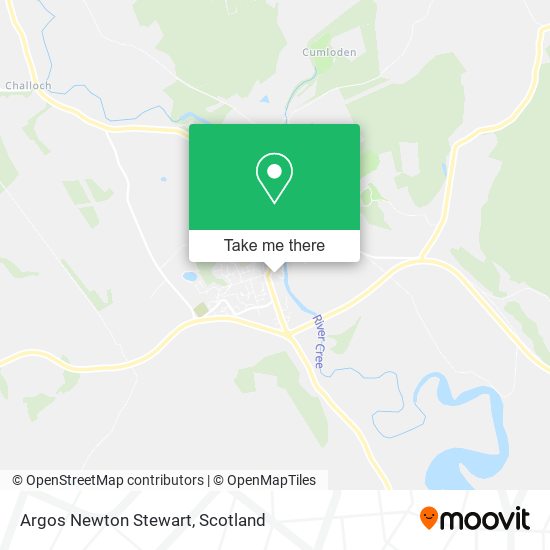 Argos Newton Stewart map