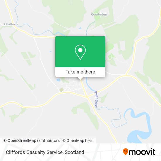 Cliffords Casualty Service map