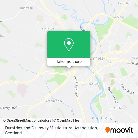 Dumfries and Galloway Multicultural Association map