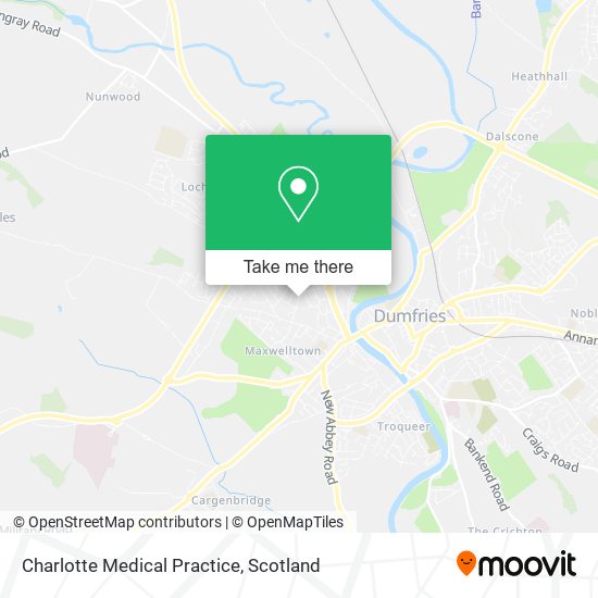 Charlotte Medical Practice map