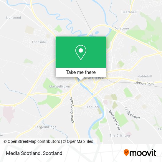 Media Scotland map