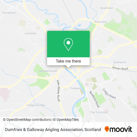 Dumfries & Galloway Angling Association map