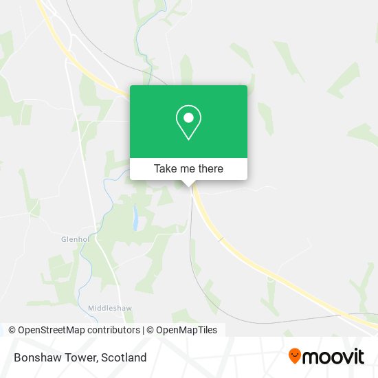 Bonshaw Tower map