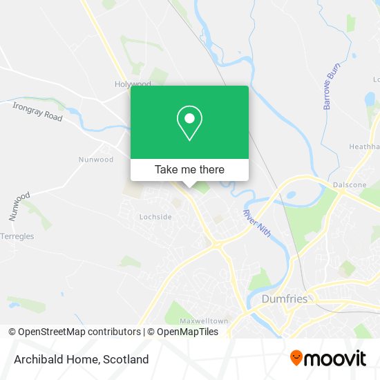 Archibald Home map