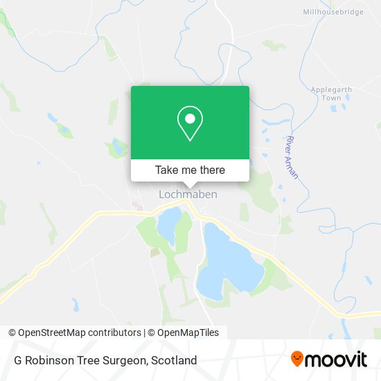 G Robinson Tree Surgeon map