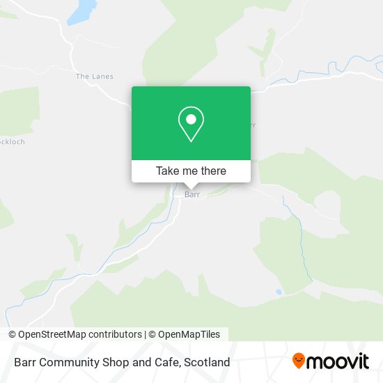 Barr Community Shop and Cafe map