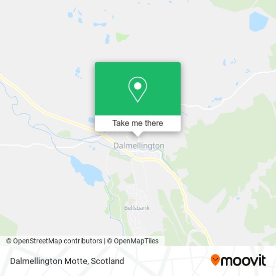 Dalmellington Motte map