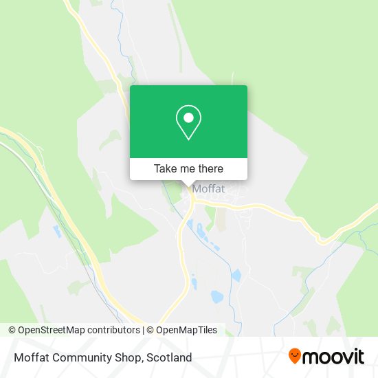 Moffat Community Shop map