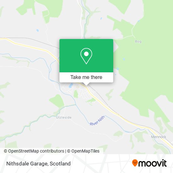 Nithsdale Garage map