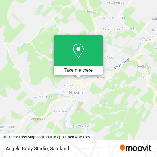 Angels Body Studio map