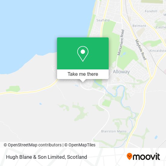 Hugh Blane & Son Limited map