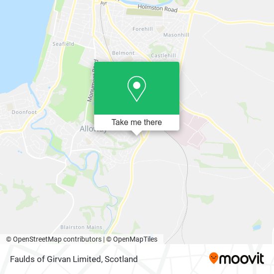 Faulds of Girvan Limited map