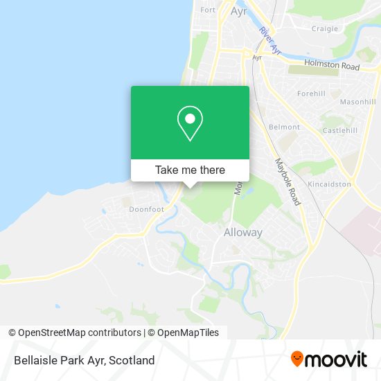 Bellaisle Park Ayr map