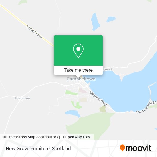 New Grove Furniture map