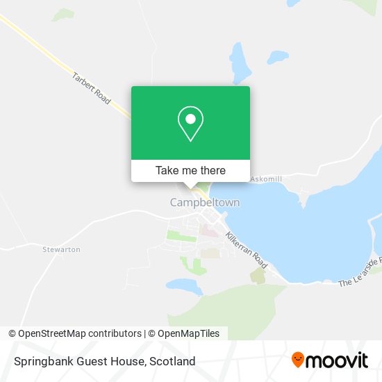 Springbank Guest House map