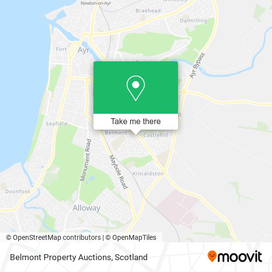 Belmont Property Auctions map