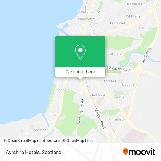 Ayrshire Hotels map