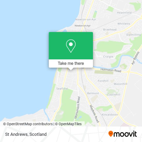 St Andrews map