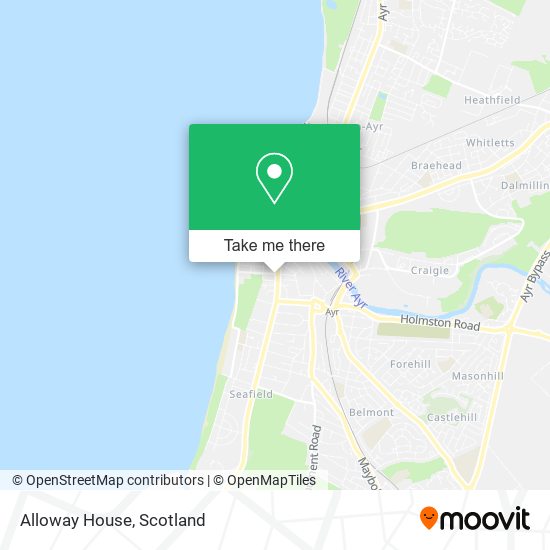 Alloway House map