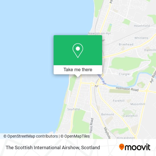 The Scottish International Airshow map