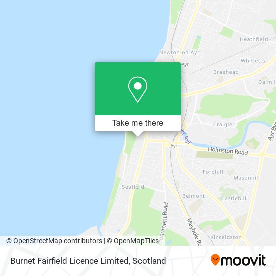 Burnet Fairfield Licence Limited map