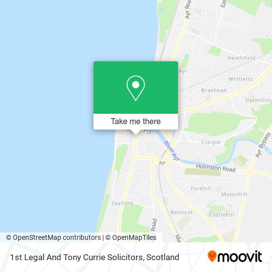 1st Legal And Tony Currie Solicitors map