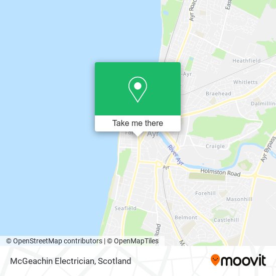 McGeachin Electrician map