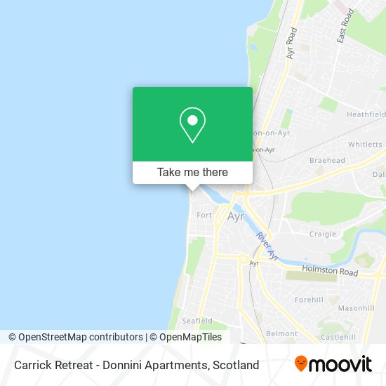 Carrick Retreat - Donnini Apartments map