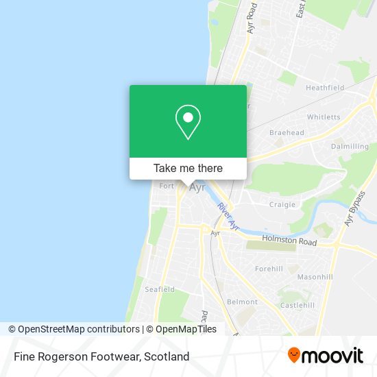 Fine Rogerson Footwear map