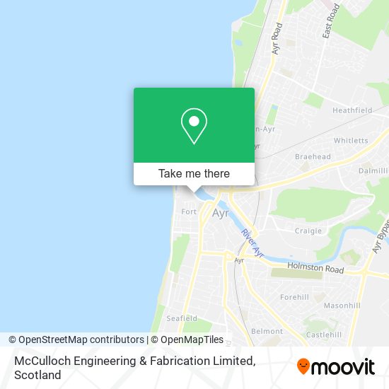 McCulloch Engineering & Fabrication Limited map