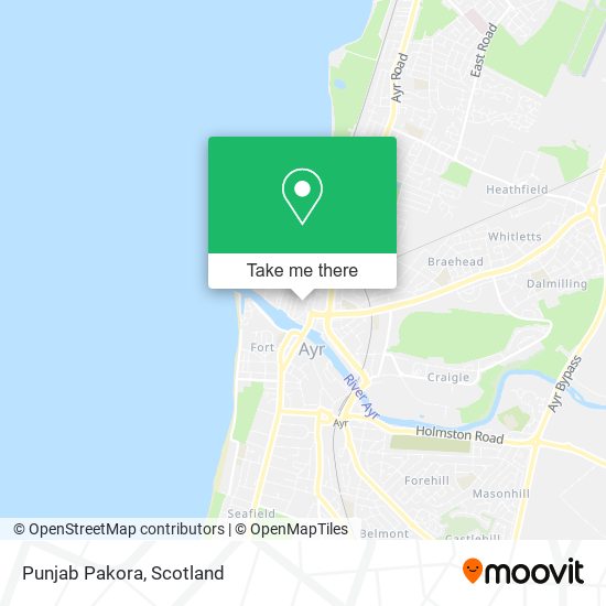 Punjab Pakora map