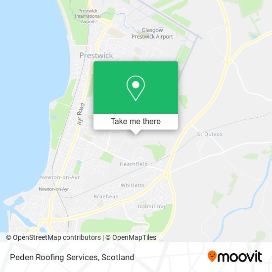 Peden Roofing Services map