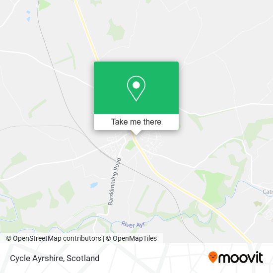 Cycle Ayrshire map