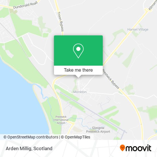 Arden Millig map
