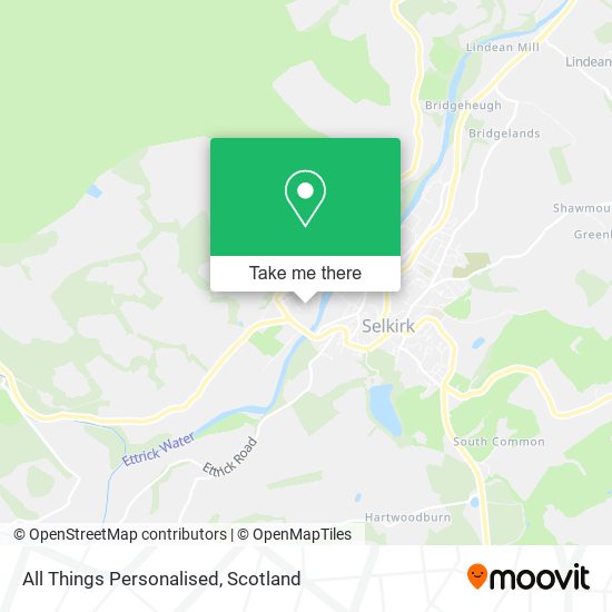 All Things Personalised map