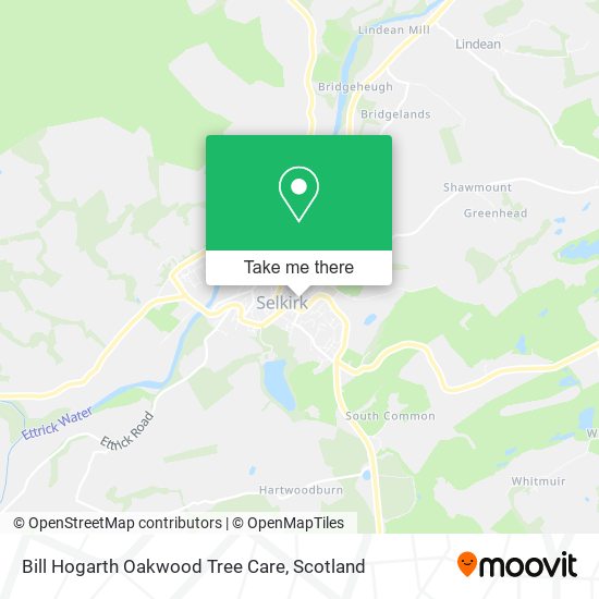 Bill Hogarth Oakwood Tree Care map