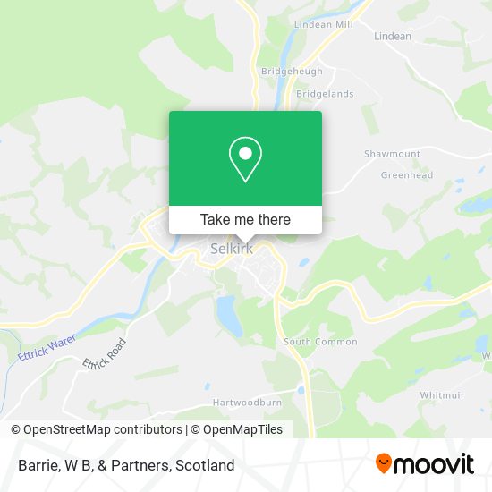 Barrie, W B, & Partners map